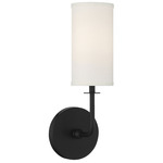 Powell Wall Light - Matte Black / White