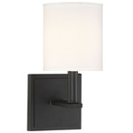 Waverly Wall Light - Matte Black / White