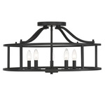 Stockton Ceiling Light - Matte Black