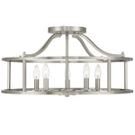 Stockton Ceiling Light - Satin Nickel