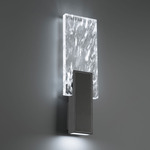 Tryst Color-Select Wall Sconce - Black / Optic Haze Quartz