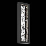 Dreamcatcher Color-Select Outdoor Wall Sconce - Black / Crystal