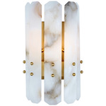 Bonnington Wall Sconce - Hand Rubbed Antique Brass / Alabaster