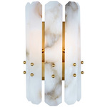 Bonnington Wall Sconce - Hand-Rubbed Antique Brass / Alabaster