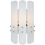 Bonnington Wall Sconce - Polished Nickel / Alabaster