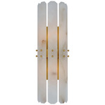 Bonnington Wall Sconce - Hand Rubbed Antique Brass / Alabaster