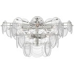 Loire Ceiling Light - Polished Nickel / Clear