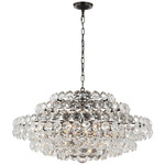 Sanger Chandelier - Bronze / Crystal