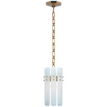 Bonnington Pendant - Hand-Rubbed Antique Brass / Alabaster