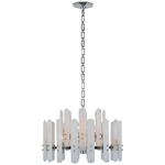 Bonnington Chandelier - Polished Nickel / Alabaster