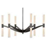 Brenta Chandelier - Bronze / White