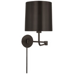 Go Lightly Swing-arm Plug-in Wall Sconce - Bronze / Bronze