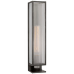 York Outdoor Wall Sconce - Bronze / Clear