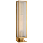 York Outdoor Wall Sconce - Soft Brass / Clear