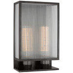 York Outdoor Wall Sconce - Bronze / Clear
