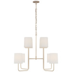 Go Lightly XL Chandelier - Linen / China White