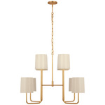 Go Lightly XL Chandelier - China White / Gild