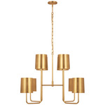 Go Lightly XL Chandelier - Gild / Gild