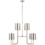 Go Lightly XL Chandelier - Polished Nickel / Polished Nickel