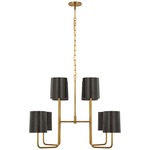 Go Lightly XL Chandelier - Bronze / Soft Brass