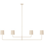 Go Lightly Linear Chandelier - China White / China White