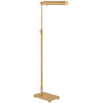 Lawton Adjustable Pharmacy Floor Lamp - Antique Burnished Brass