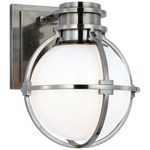 Gracie Wall Sconce - Antique Nickel / White