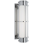 Gracie Linear Wall Sconce - Polished Nickel / White