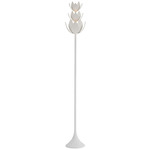 Alberto Torchiere Floor Lamp - Plaster White