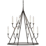 Lorio Chandelier - Aged Iron