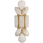 Lloyd Alabaster Wall Sconce - Soft Brass / Alabaster