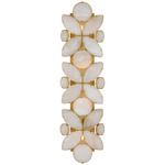 Lloyd Long Alabaster Wall Sconce - Soft Brass / Alabaster