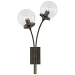 Prescott Wall Sconce - Bronze / Clear