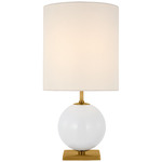Elsie Small Table Lamp - Cream / Linen