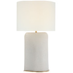 Amantani Table Lamp - Porous White / Linen