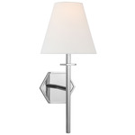 Olivier Wall Sconce - Polished Nickel / Linen