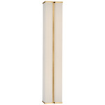 Vernet Wall Sconce - Hand-Rubbed Antique Brass / Linen