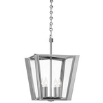 Palais Pendant - Polished Nickel / Clear
