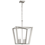 Palais Pendant - Polished Nickel / Clear