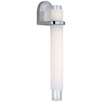 Arena Wall Sconce - Polished Nickel / White