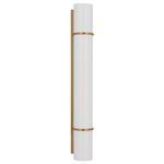 Amelie Bathroom Vanity Light - Burnished Brass / Milk