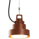 Plaff-On! Outdoor Pendant - Rust Brown / Opal