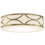 Lake Ceiling Light - Gold / White