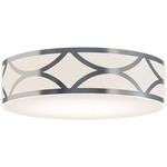 Lake Ceiling Light - Painted Nickel / White