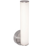 Leia Color-Select Non-Dim Wall Sconce - Satin Nickel / Frosted