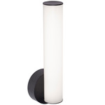Leia Color-Select Wall Sconce - Black / Frosted