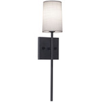 Rose Wall Sconce - Black / White