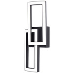 Sia Color-Select Wall Sconce - Black / White