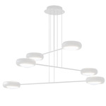 Ring Chandelier - White / White