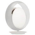 Ring Table Lamp - White / White